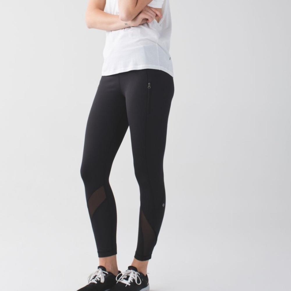 Lululemon Inspired Crop Tight II Mesh